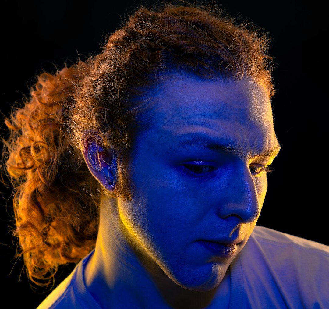 Portrait of a Finnish female lighting specialist